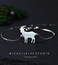 Mountain Opal Goat Bracelet with 925 Sterling Silver Chain - Image 2