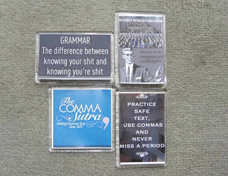 Set of Grammar Police Magnets