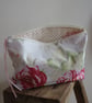Cath Kidston 'antique rose' fabric zip up pouch - pink and cream polka lining - Image 2