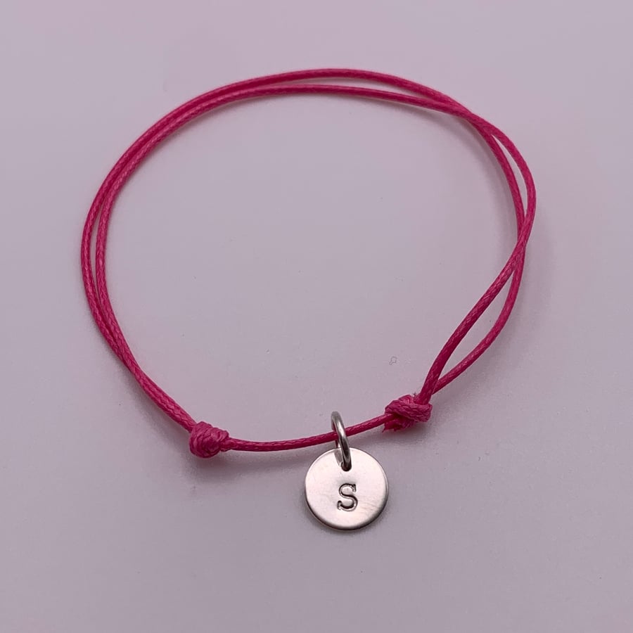 Personalised Adjustable Friendship Bracelet