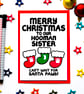 Merry Christmas Card For Hooman Sister, Daughter From Your Pets, Dogs, Cats - Image 4