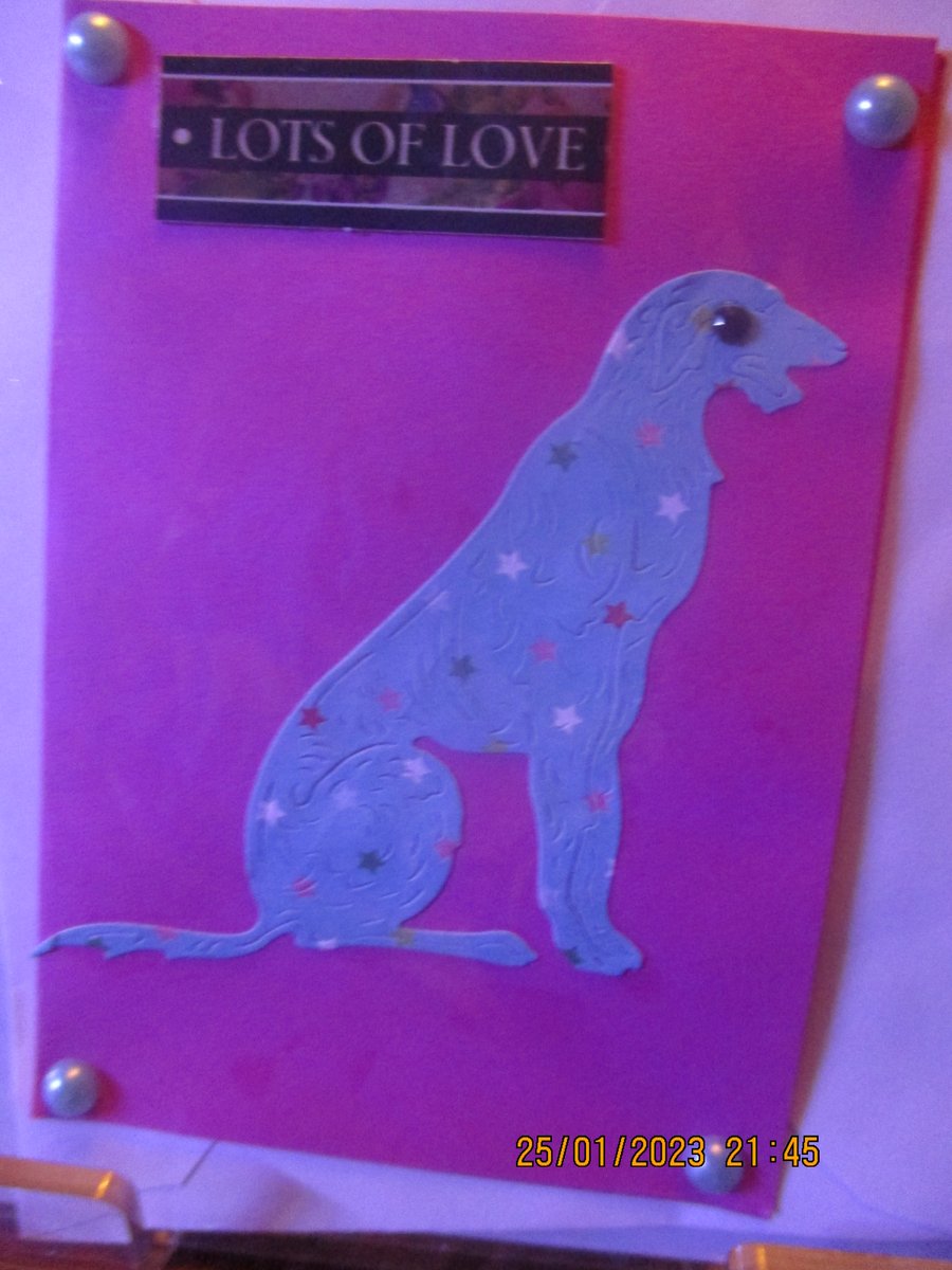 Lots of Love Dog Small Card