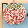 Gift for teacher ceramic apple decoration