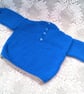 Child's Jumper with Contrasting Colour at Hem and Cuffs, Baby Shower Gift - Image 7