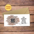 New Home Personalised Money Wallet Card - cash gift envelope