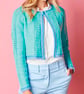 Ladies Cropped Cardigan knitting pattern - Image 1