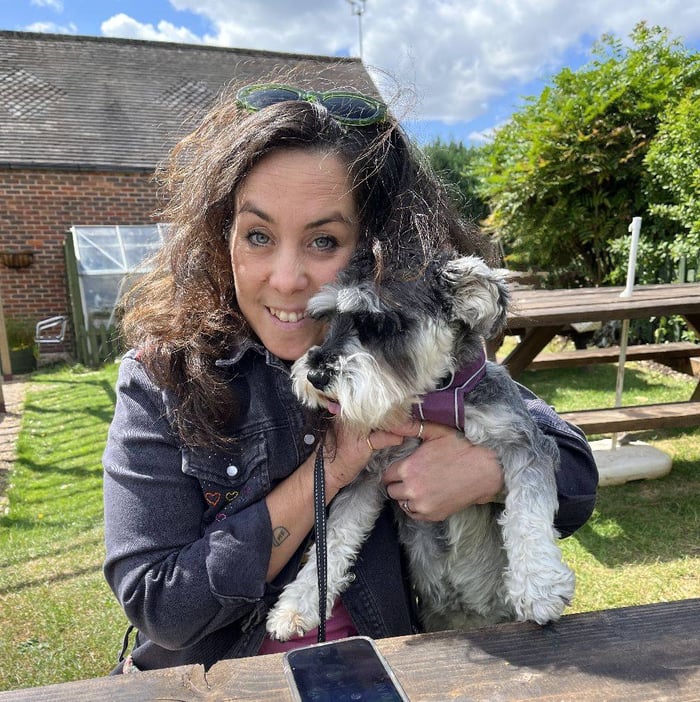 Three Violet Buttons