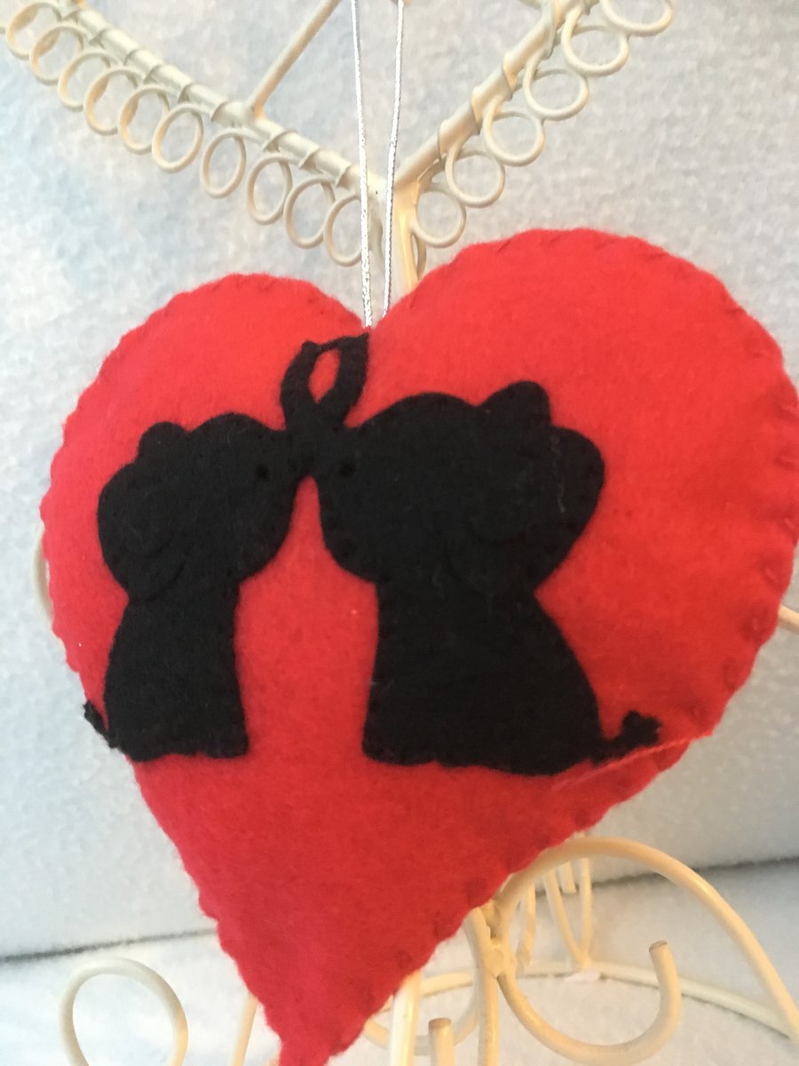 Valentine’s Decoration Elephant, Elephant Couple, decoration, Valentine’s Gift, 