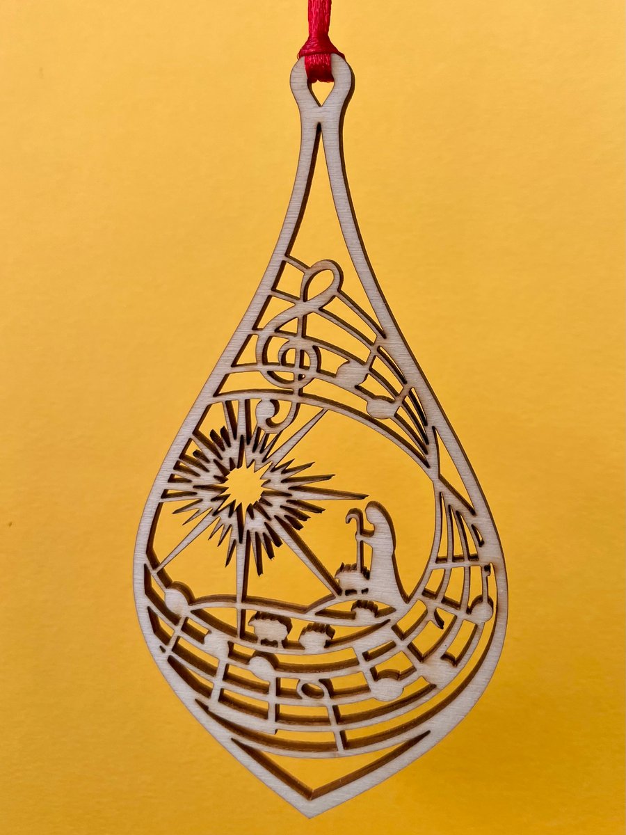 Christmas carol decoration - The First Nowell