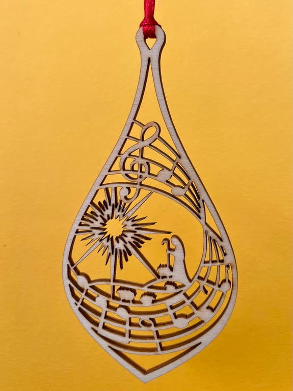 Christmas carol decoration - The First Nowell