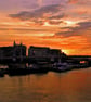 Albert Bridge River Thames London Sunset Photograph Print