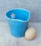 Egg separator jug wheelthrown stoneware handmade ceramic pottery star - Image 1