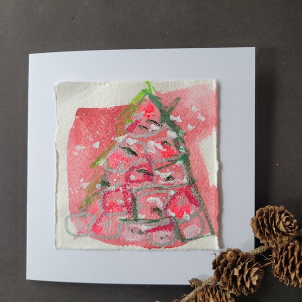 Abstract xmas card