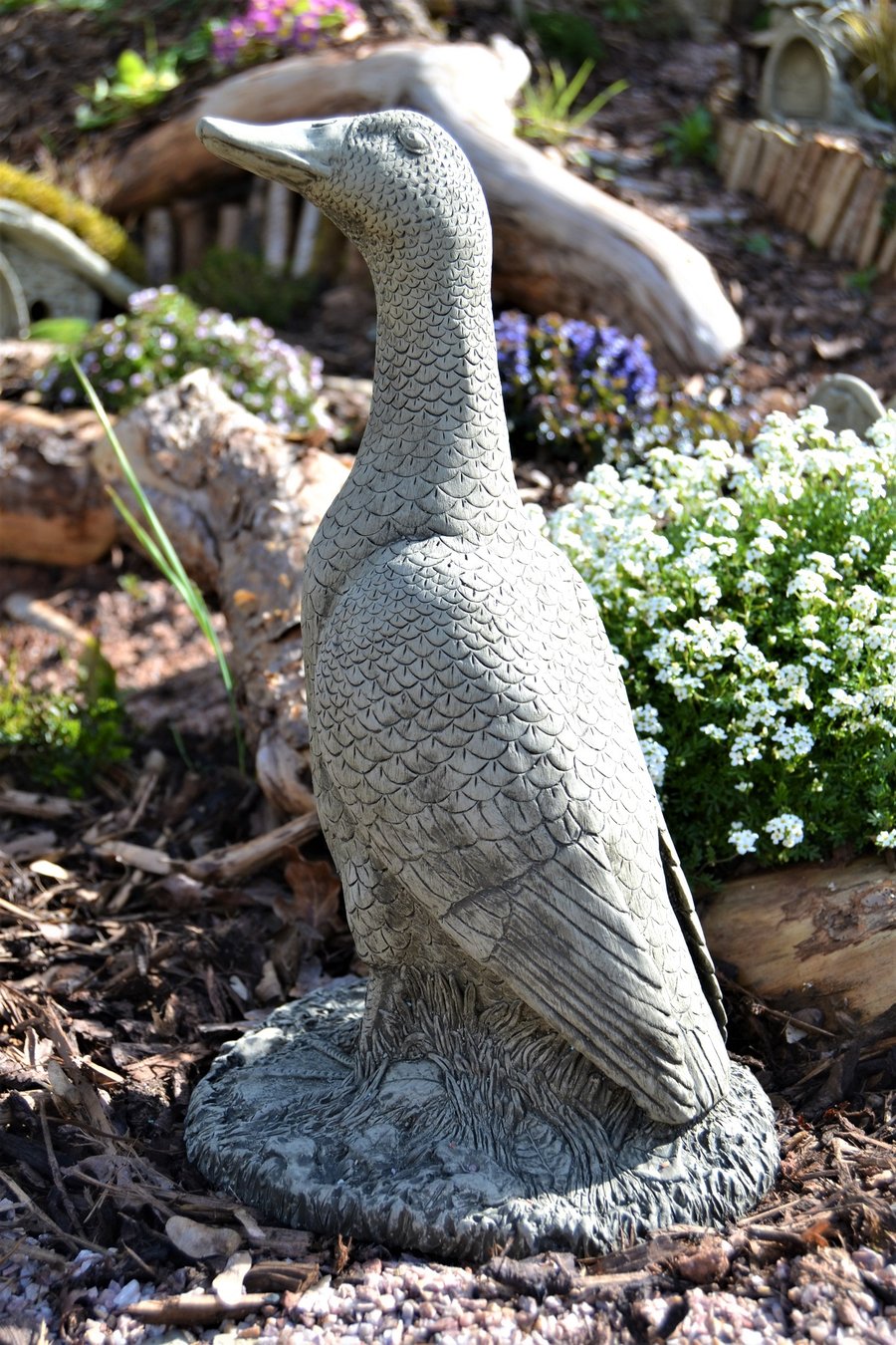 Thelma the Runner Duck Stone Garden Ornament