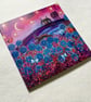 Running Hare, blank greetings card  - Image 2