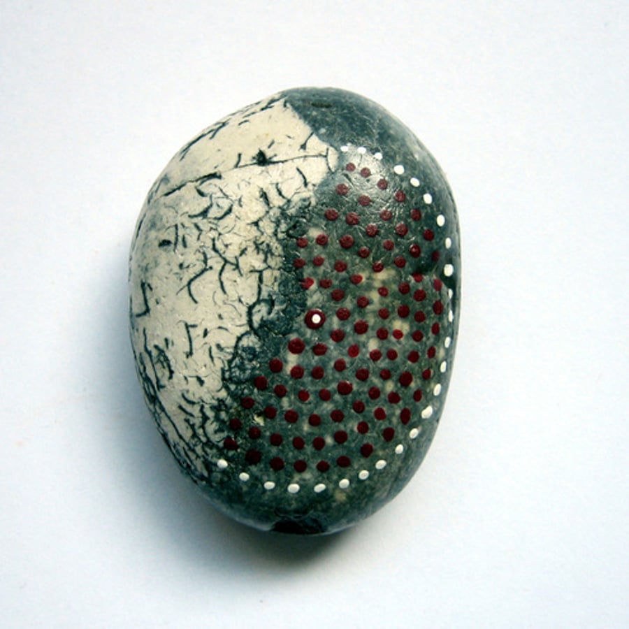 RESERVED Hand painted stone (4)