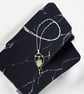Green Sea Glass Sterling Silver Pendant Necklace 16" Gift Boxed