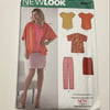 Sewing pattern, uncut, New Look K6217, kimono jacket, trousers, top, skirt