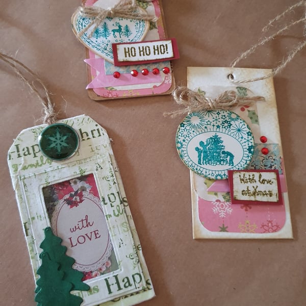 3 Upcycled Gift Tags 