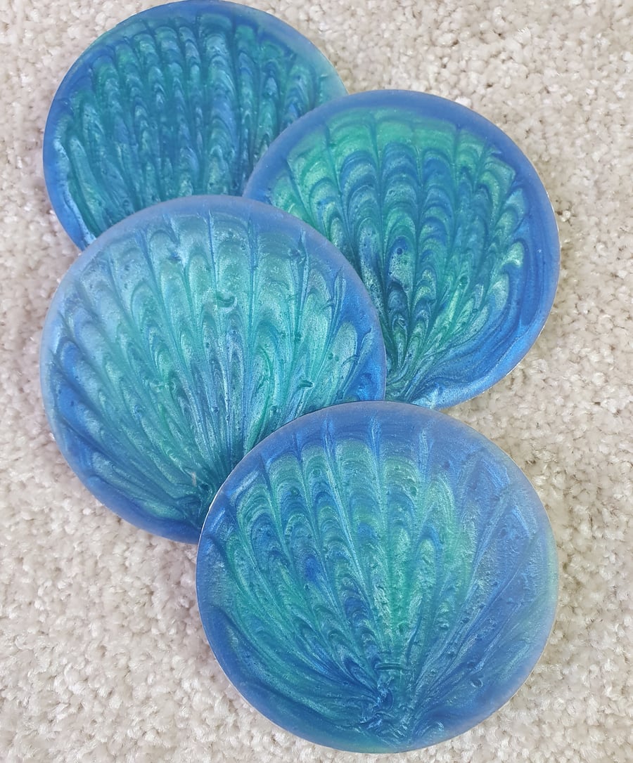 Custom Made set of 4 Coasters