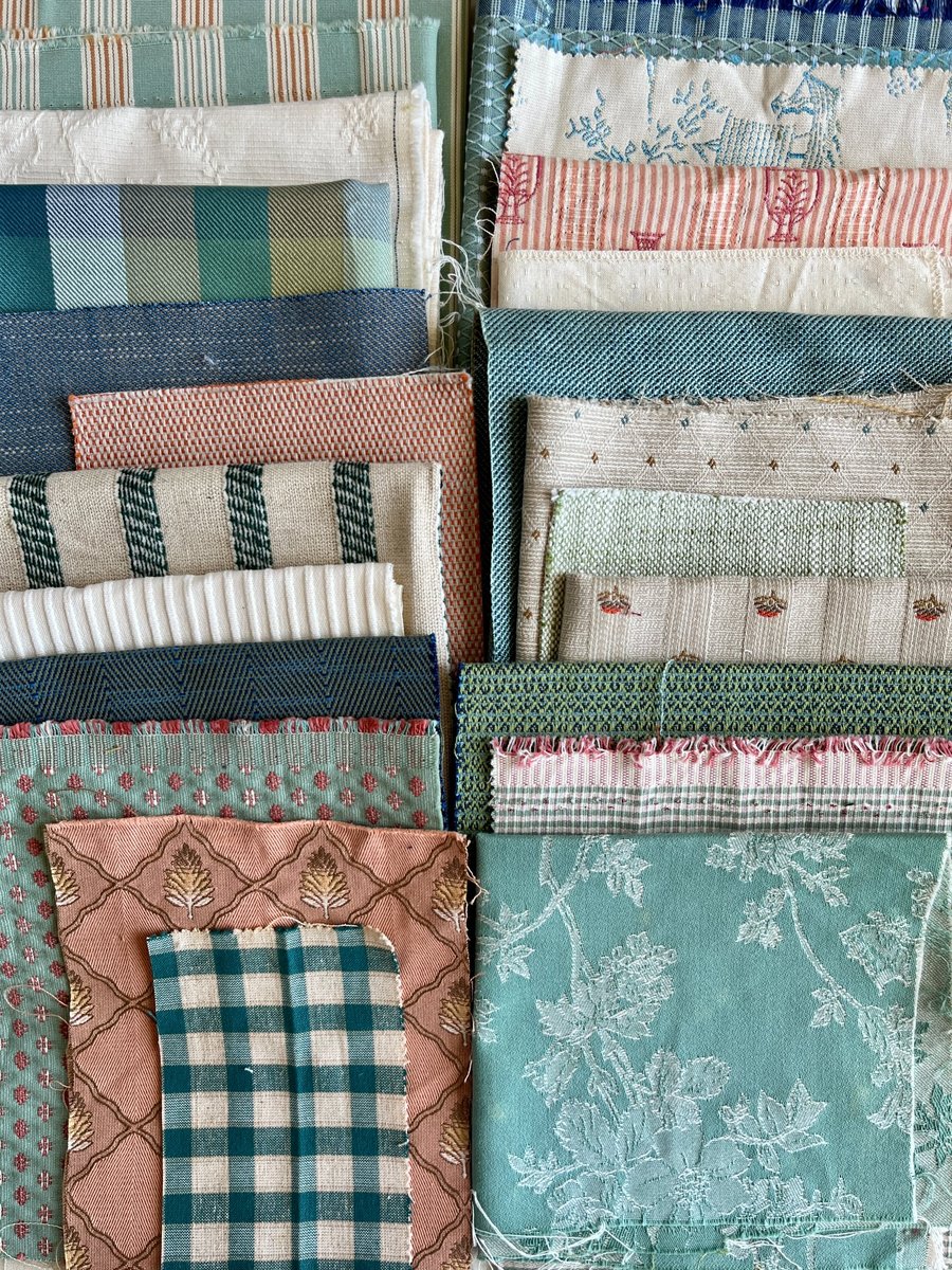 No.7 Vintage woven fabric inspiration bundle