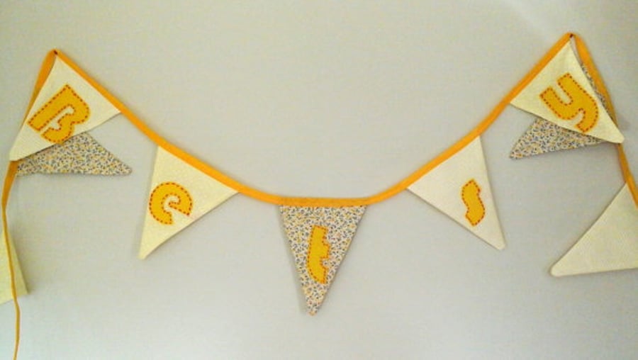 Personalised Room Bunting 5 letters
