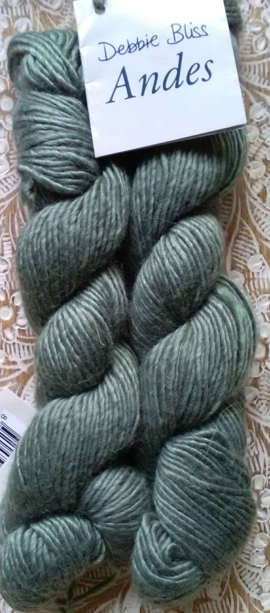 100g DEBBIE BLISS ANDES ALPACA SILK Duck Egg Green