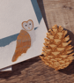 Snowy Fox and Barn Owl Mini Writing Paper Set - Image 4