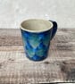 Mug hand built pottery mug  - Image 9