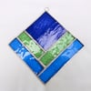 Stained Glass Square Suncatcher - 