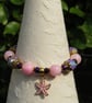 Purple and pink starfish bracelet - Image 7