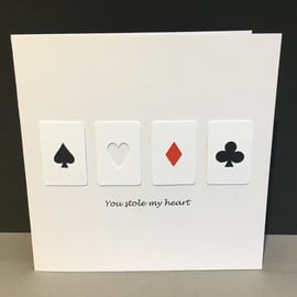 You stole my heart - Valentine's Day Card