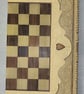 Hand-Carved Persian Backgammon Set – Luxury Wood Inlay & Motif Design - Image 1