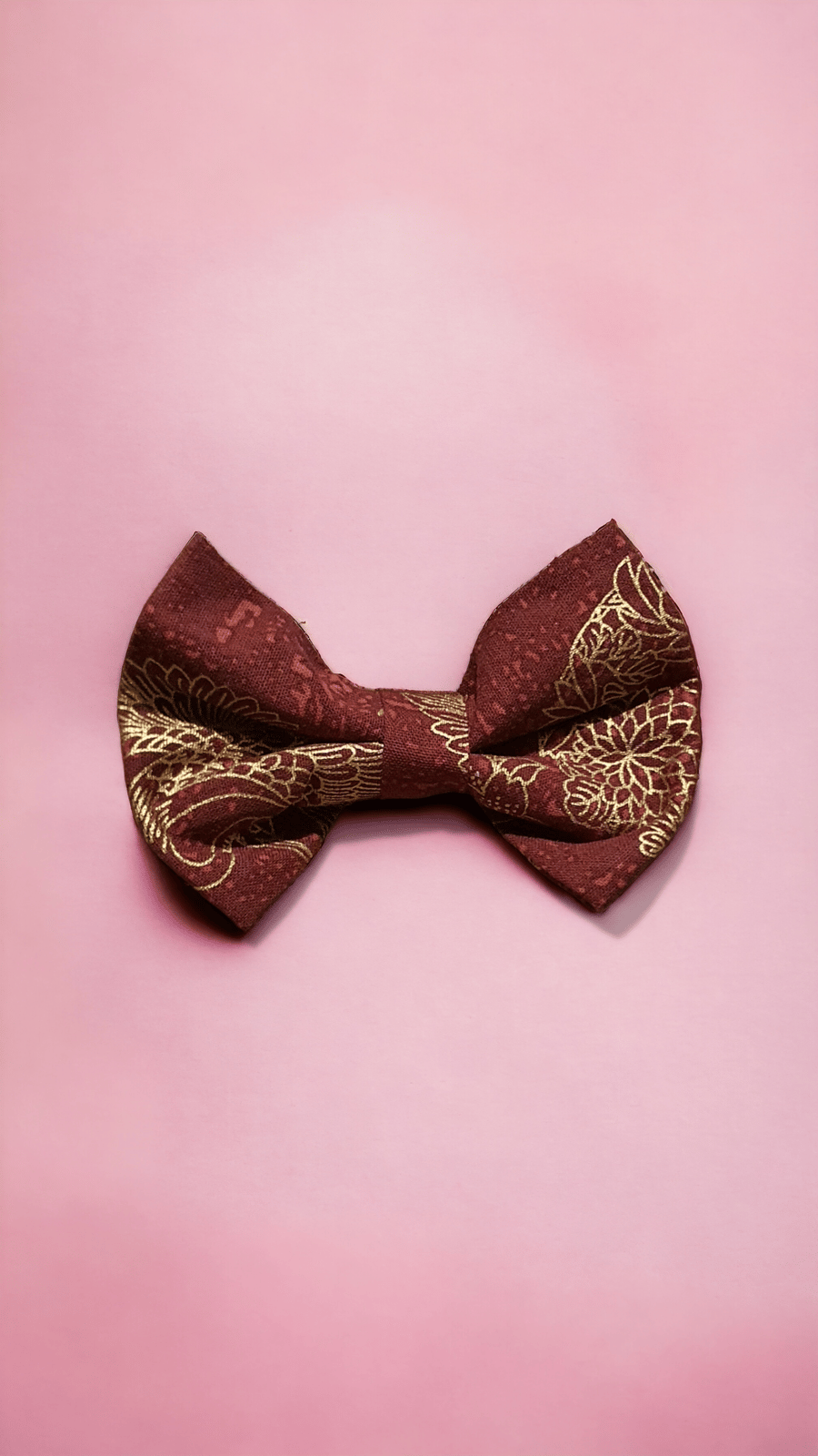 Handmade dog bow for collar