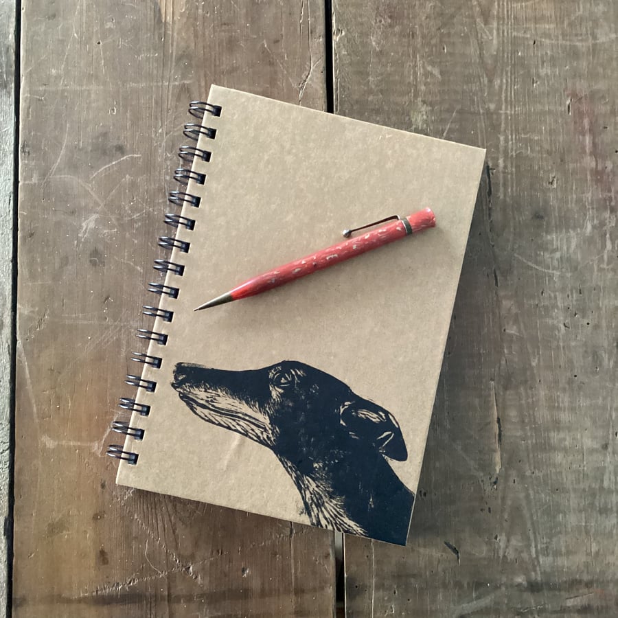 Greyhound Notebook A5 - perfectly imperfect 