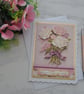 Birthday Card Flower Bouquet Wishing You a Wonderful Birthday 3D Luxury Handmade - Image 1