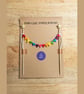 Felt Rainbow Cake Topper Bunting with Mini Equilateral Triangle Flags - Image 6
