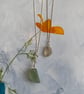 Sterling silver sea glass  pendants - Image 1