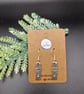 Anique Silver Toned Rectangular Drop Earrings - Image 5