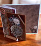Steampunk Zig Zag Congratulations Card 