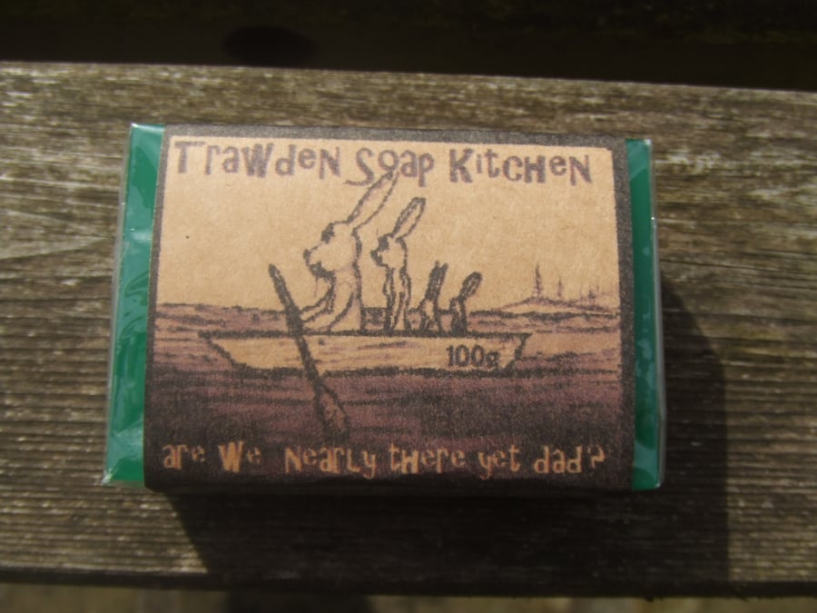 Fathers Day Gift, Are We nearly there yet dad? Organic aromatherapy soap