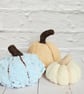 Pumpkin (Set of 3) - 'Cool' Colours, Needle Felted, Autumn Table Décor