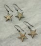 Enamel Star Dangly Earrings - Image 2