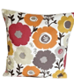 Mimi Auburn Scandi Floral Orange Cushion Cover 