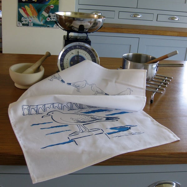 Seagull Tea Towel