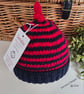 Hand Knitted Baby Pixie Hat  6-12  months size  - Image 1