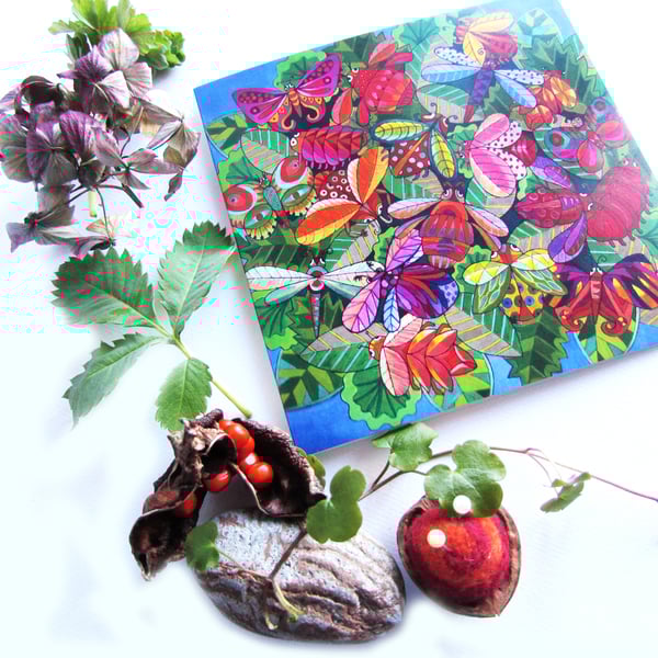 Summer Bug Hunt Greetings Card