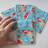 Eco Friendly Bamboo Face Wipes Cleansing Pads Reusable Washable Flannel: Fish