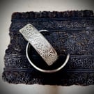 Hand Cast Pewter Cuff