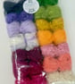 Small Spring Bouquet Mohair Wool Yarn Selection Pack for Wet Felting - Image 6